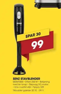 Punkt1 Senz stavblender tilbud