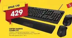 Punkt1 Cepter gaming combo kit tilbud