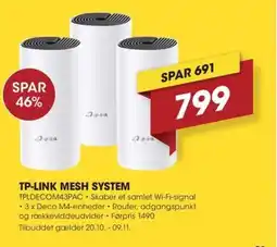 Punkt1 Tp-link mesh system tilbud