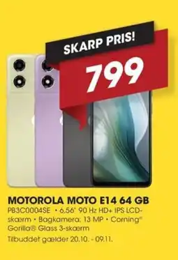 Punkt1 Motorola moto e14 64 gb tilbud