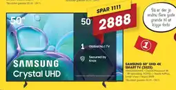 Punkt1 Samsung 50" uhd 4k smart tv (2025) tilbud