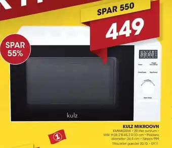 Punkt1 Kulz mikroovn tilbud