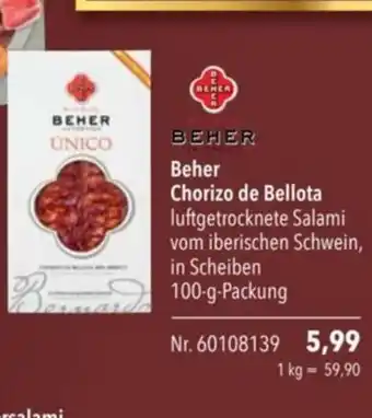 Citti BEHER Beher Chorizo de Bellota tilbud
