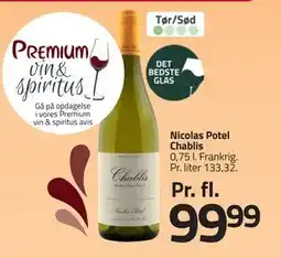Fleggaard Nicolas Potel Chablis, DKK 99.99 tilbud