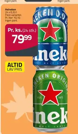 Fleggaard Heineken, DKK 79.99 tilbud