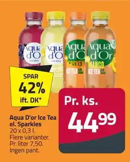 Fleggaard Aqua D’or Ice Tea el. Sparkles, DKK 44.99 tilbud