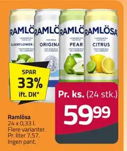 Fleggaard Ramlösa, DKK 59.99 tilbud