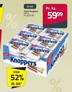 Fleggaard Storck Knoppers, DKK 59.99 tilbud
