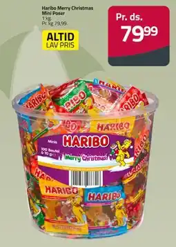 Fleggaard Haribo Merry Christmas Mini Poser, DKK 79.99 tilbud