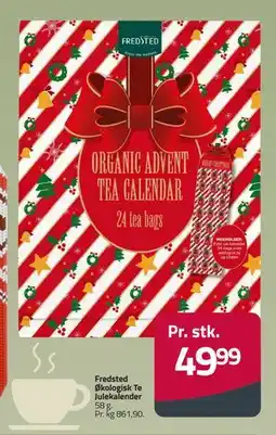 Fleggaard Fredsted Økologisk Te Julekalender, DKK 49.99 tilbud