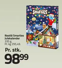 Fleggaard Nestlé Smarties Julekalender, DKK 98.99 tilbud