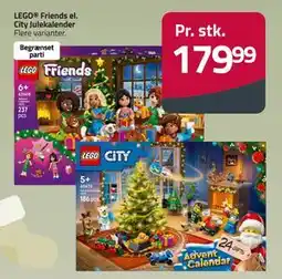 Fleggaard LEGO Friends el. City Julekalender, DKK 179.99 tilbud