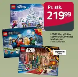 Fleggaard LEGO Harry Potter, Star Wars el. Princess Julekalender, DKK 219.99 tilbud