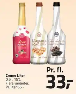 Fleggaard Creme Likør, DKK 33 tilbud