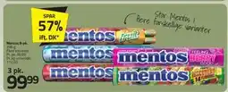 Fleggaard Stor Mentos i flere forskellige varianter, DKK 99.99 tilbud