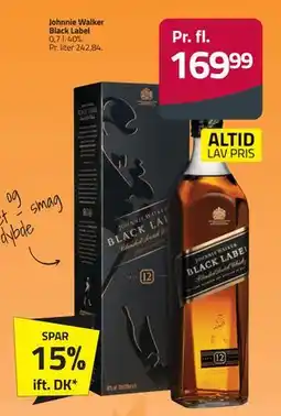 Fleggaard Johnnie Walker Black Label, DKK 169.99 tilbud