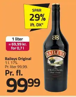 Fleggaard Baileys Original, DKK 99.99 tilbud