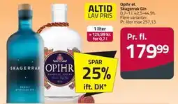 Fleggaard Opihr el. Skagerrak Gin, DKK 179.99 tilbud
