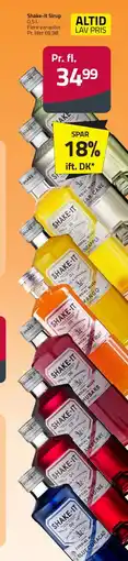 Fleggaard Shake-It Sirup, DKK 34.99 tilbud