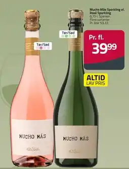 Fleggaard Mucho Más Sparkling el. Rosé Sparkling, DKK 39.99 tilbud