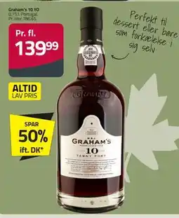 Fleggaard Graham’s 10 YO, DKK 139.99 tilbud