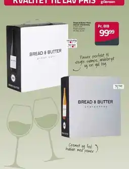 Fleggaard Bread & Butter Pinot Noir el. Chardonnay, DKK 99.99 tilbud