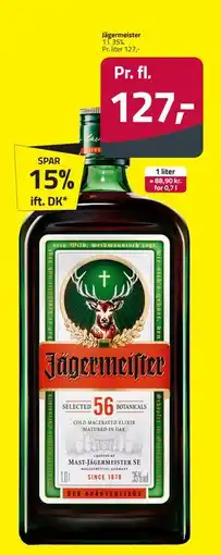 Fleggaard Jägermeister, DKK 127 tilbud
