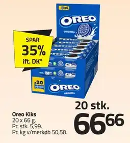 Fleggaard Oreo Kiks, DKK 66.66 tilbud