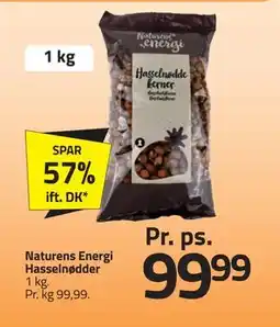 Fleggaard Naturens Energi Hasselnødder, DKK 99.99 tilbud