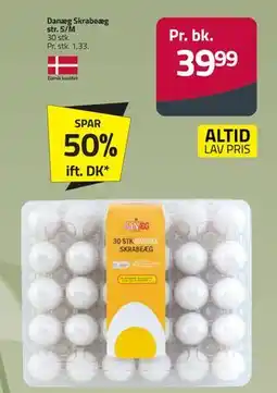 Fleggaard Danæg Skrabeæg str. S/M, DKK 39.99 tilbud
