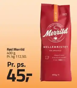 Fleggaard Rød Merrild, DKK 45 tilbud