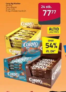 Fleggaard Corny Big Müslibar, DKK 77.77 tilbud