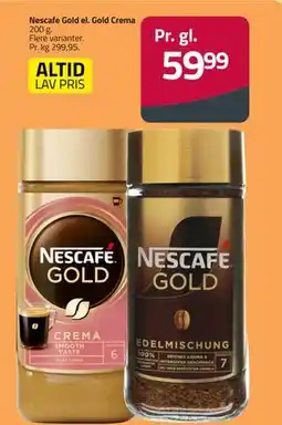 Fleggaard Nescafe Gold el. Gold Crema, DKK 59.99 tilbud