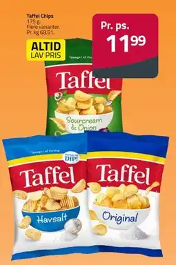 Fleggaard Taffel Chips, DKK 11.99 tilbud