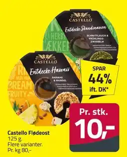 Fleggaard Castello Flødeost, DKK 10 tilbud