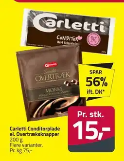 Fleggaard Carletti Conditorplade el. Overtræksknapper, DKK 15 tilbud
