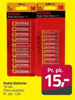 Fleggaard Kodak Batterier, DKK 15 tilbud