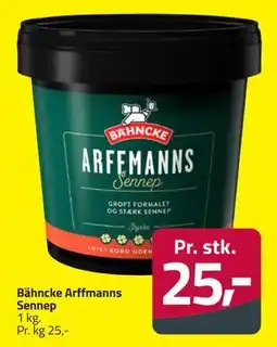Fleggaard Bähncke Arffmanns Sennep, DKK 25 tilbud