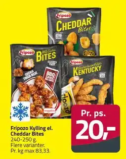 Fleggaard Fripozo Kylling el. Cheddar Bites tilbud