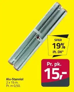 Fleggaard Alu-Stanniol, DKK 15 tilbud