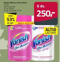 Fleggaard Vanish White el. Pink Pulver, DKK 250 tilbud