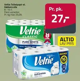 Fleggaard Veltie Toiletpapir el. Køkkenrulle, DKK 27 tilbud