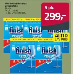 Fleggaard Finish Power Essential Opvasketabs, DKK 299 tilbud