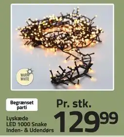 Fleggaard Lyskæde LED 1000 Snake Inden- & Udendørs, DKK 129.99 tilbud