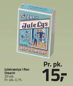 Fleggaard Juletræslys i Ren Stearin, DKK 15 tilbud