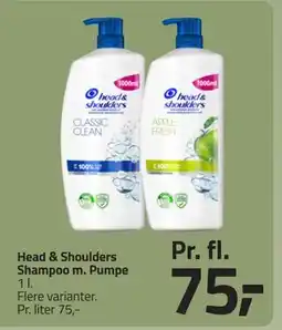 Fleggaard Head & Shoulders Shampoo m. Pumpe, DKK 75 tilbud