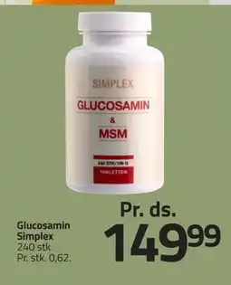 Fleggaard Glucosamin Simplex, DKK 149.99 tilbud