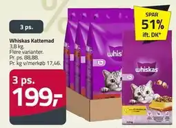 Fleggaard Whiskas Kattemad, DKK 199 tilbud