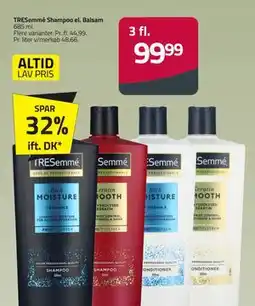 Fleggaard TRESemmé Shampoo el. Balsam, DKK 99.99 tilbud