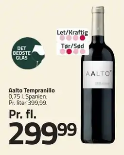Fleggaard Aalto Tempranillo, DKK 299.99 tilbud